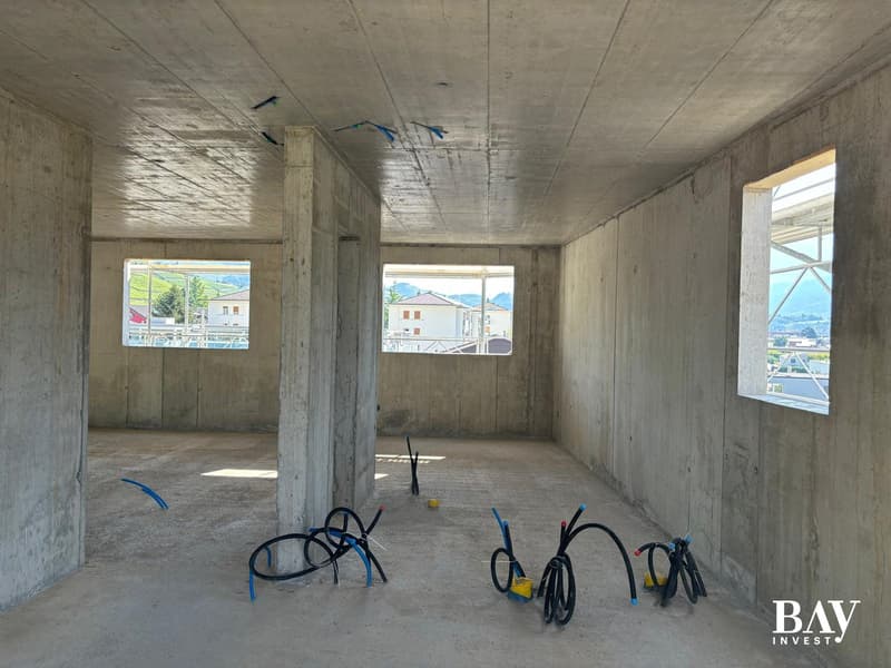 Attique dans immeuble de 5 appartements au coeur du village de Vétroz (5)