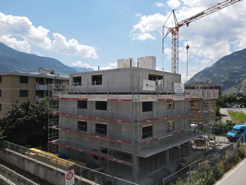 Attique dans immeuble de 5 appartements au coeur du village de Vétroz (22)