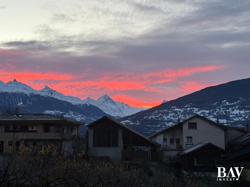 Charmante maison mitoyenne de 3,5 pièces avec vue panoramique sur les montagnes (42)