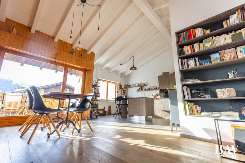 Charmante maison mitoyenne de 3,5 pièces avec vue panoramique sur les montagnes (17)