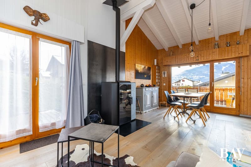 Charmante maison mitoyenne de 3,5 pièces avec vue panoramique sur les montagnes (2)