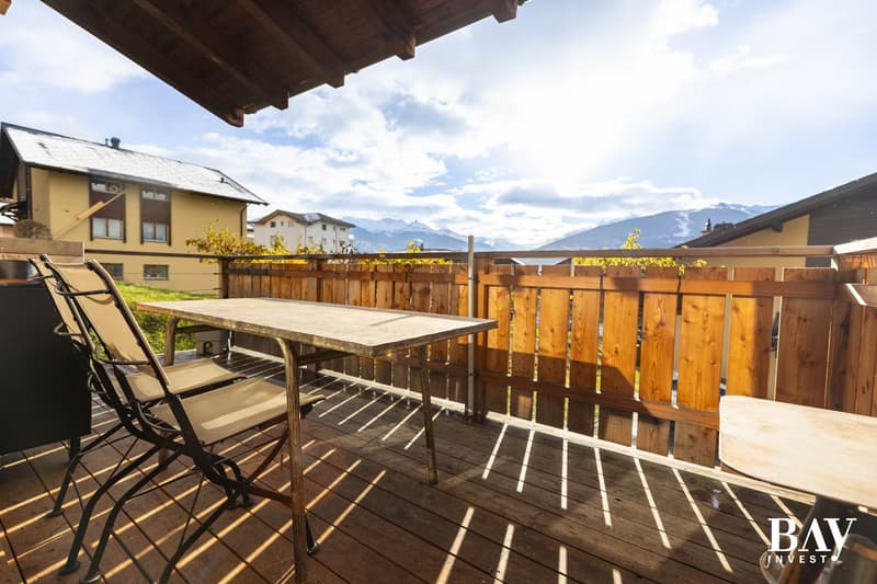 Charmante maison mitoyenne de 3,5 pièces avec vue panoramique sur les montagnes (9)