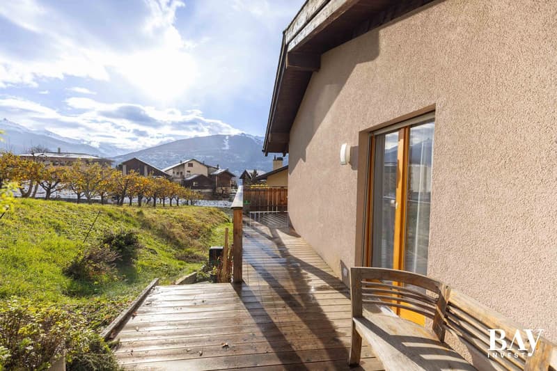 Charmante maison mitoyenne de 3,5 pièces avec vue panoramique sur les montagnes (12)