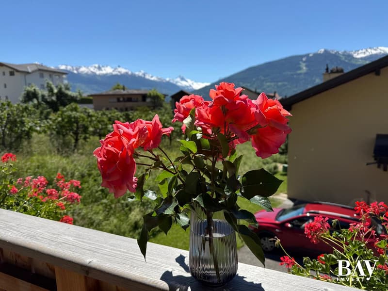 Charmante maison mitoyenne de 3,5 pièces avec vue panoramique sur les montagnes (40)