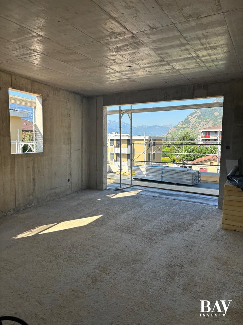 Attique dans immeuble de 5 appartements au coeur du village de Vétroz (3)