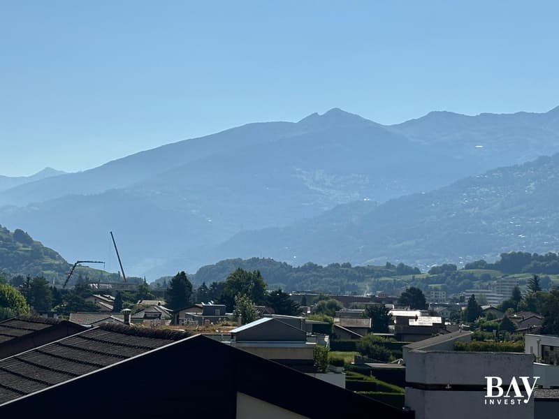 Attique dans immeuble de 5 appartements au coeur du village de Vétroz (20)