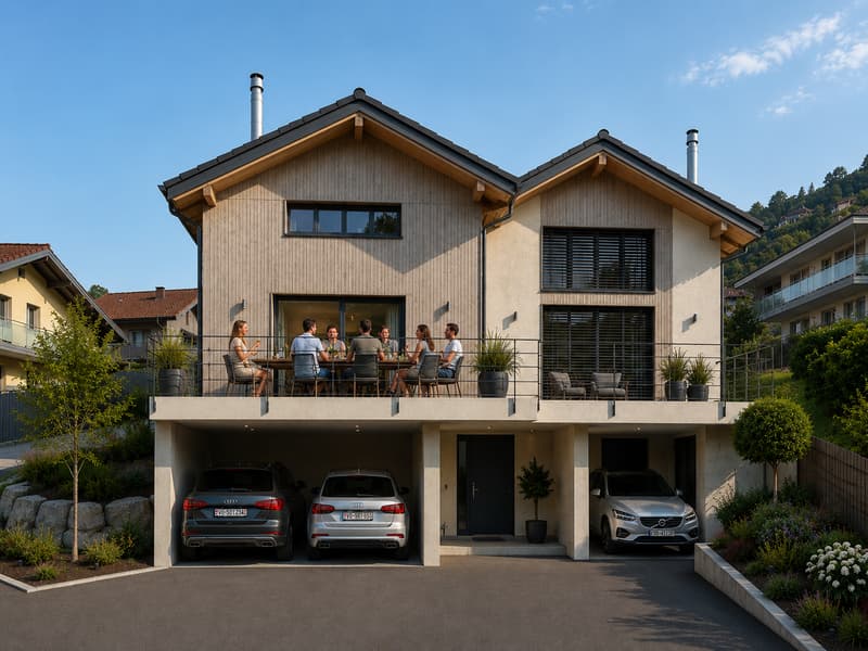Magnifiques  3 1/2 en duplex de 114m2 chacun dans PPE  à Baar/Nendaz (6)
