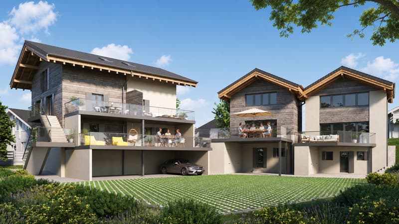 Magnifiques  3 1/2 en duplex de 114m2 chacun dans PPE  à Baar/Nendaz (7)