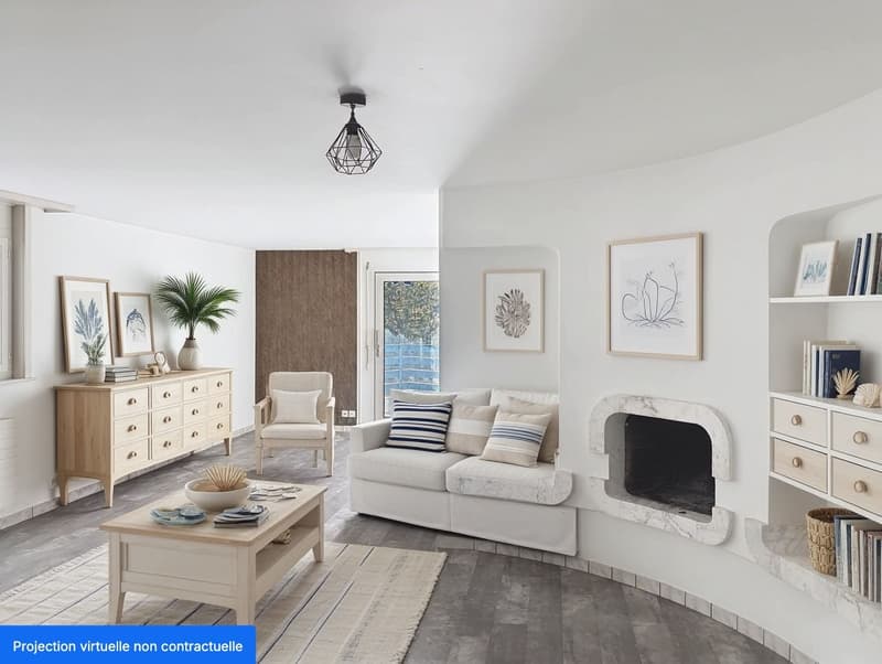 Magnifique appartement de 3,5 pièces avec cheminée à Clarens (1)