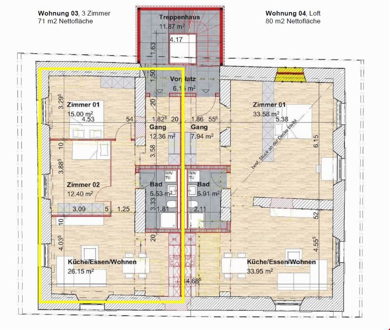 Grundriss Wohnung 03