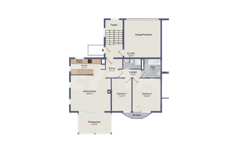 3½-Zimmer-Wohnung am begehrten Sissacher Südhang (12)