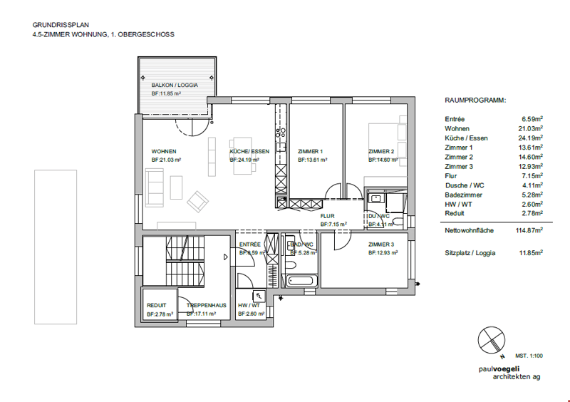 Hochwertige stilvolle 4.5-Zimmer-Wohnung in Kerzers (3)