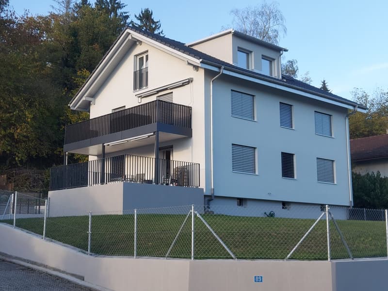 Exklusive teilmöblierte 2.5-Zimmer-Dachwohnung mit hohem Ausbaustandard in Kerzers (1)