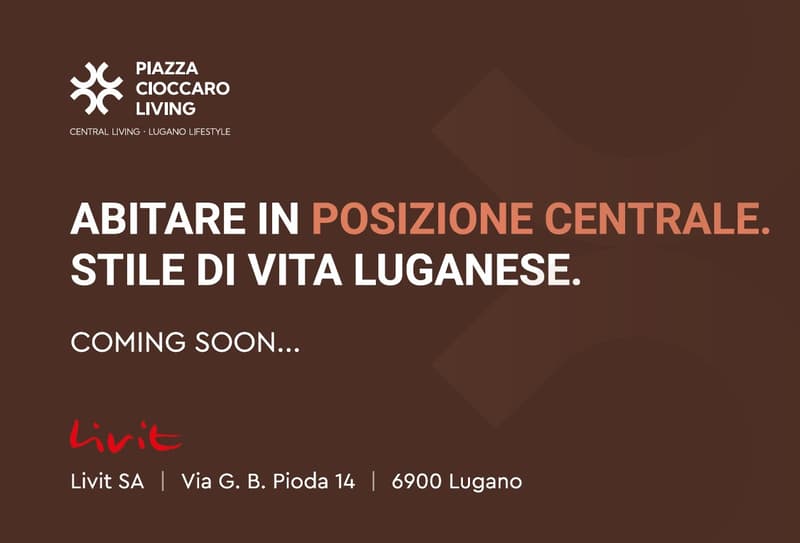 Piazza Cioccaro Living – Il vostro ufficio nel cuore di Lugano (1)