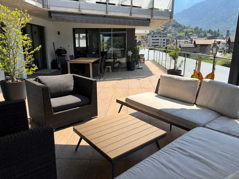 Neuwertige Terrassenbau-Wohnung in Lalden zu verkaufen (1)