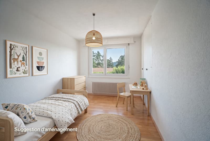 Chambre enfant rez proposition d'aménagement