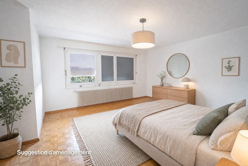 Chambre proposition d'aménagement