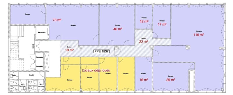 Magnifique surface de 303 m2 modulable et flexible (2)