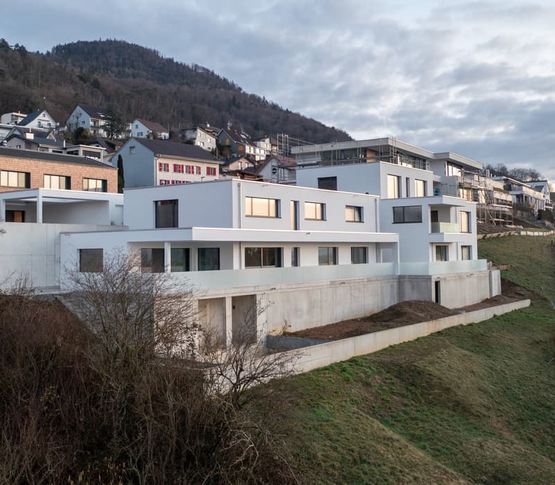 Überbauung von Südwest - Bühlhubelstrasse 9 (links)