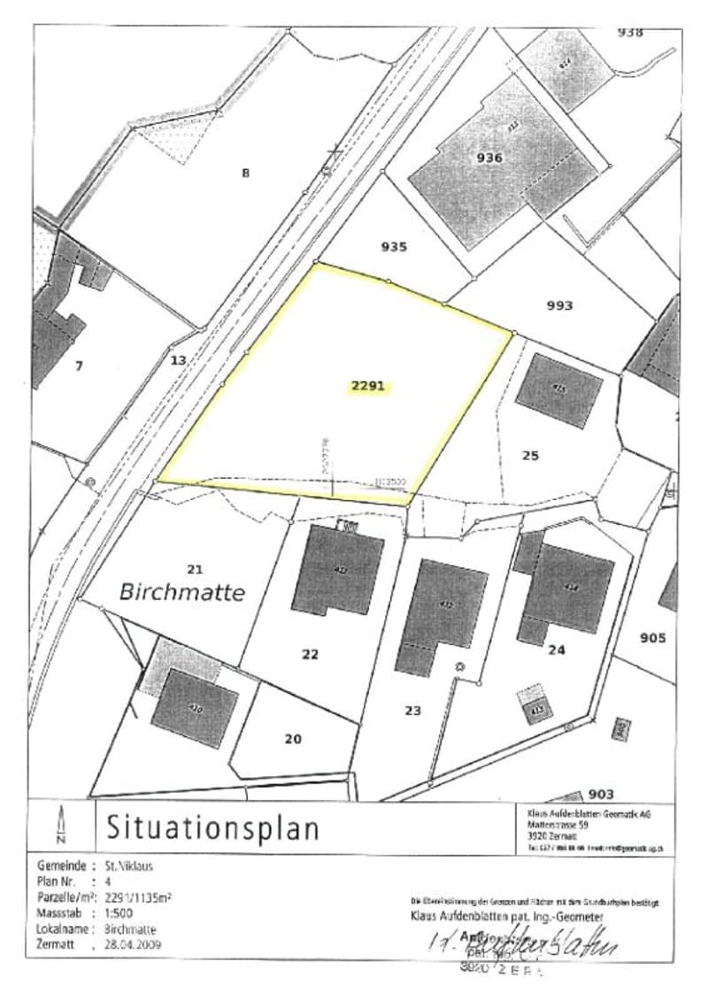 Terreno edificabile a St. Niklaus (2)