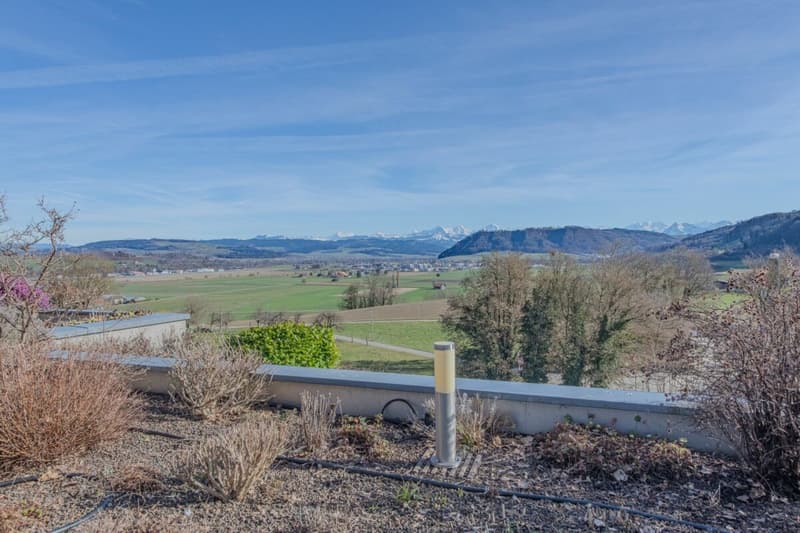 GROSSEN IMMOBILIEN - Exklusives 5.5-Zimmer-Terrassenhaus mit Panorama auf Aaretal und Berner Alpen (3)