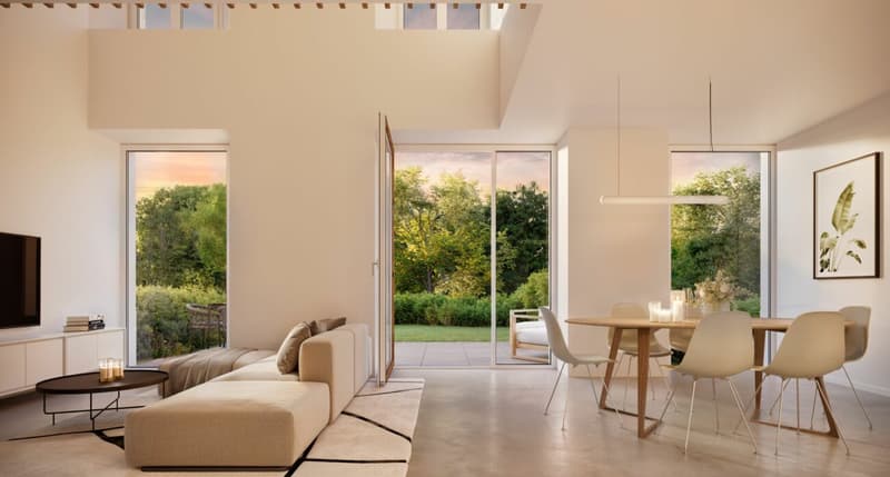 3 maisons mitoyennes de 5,5 pièces dans une nouvelle promotion (1)