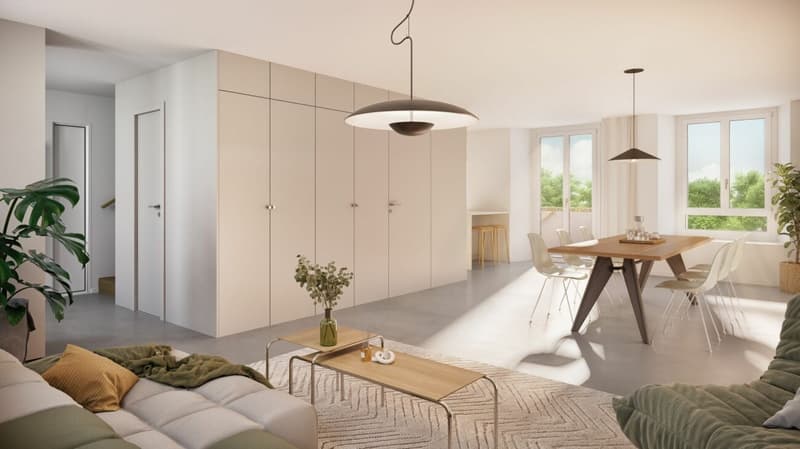 3 maisons mitoyennes de 5,5 pièces dans une nouvelle promotion (8)