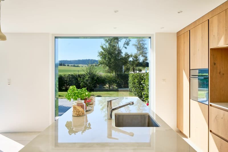Très bel appartement récent de 5,5 pièces avec jardin (1)