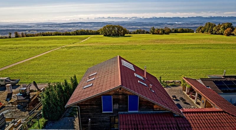 218 m² habitables face aux Alpes (6)