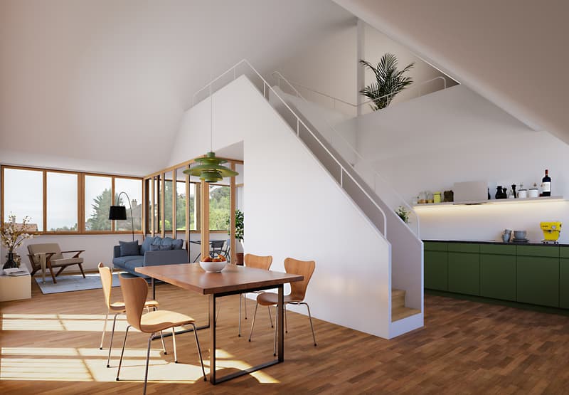 Appartement triplex 3.5 pièces avec atelier et deux espaces extérieurs (4)