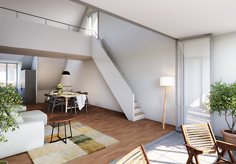 Appartement triplex 3.5 pièces avec atelier et deux espaces extérieurs (3)