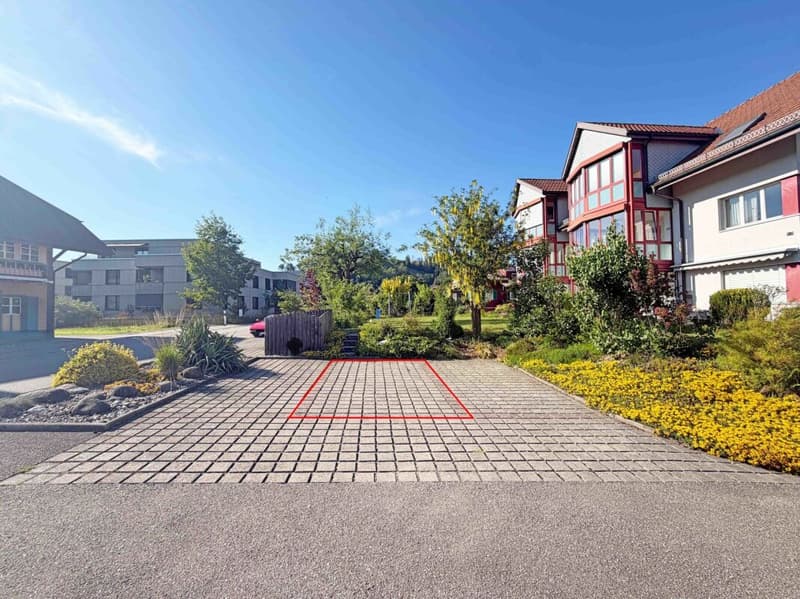 Langer Aussenparkplatz an der Alpenstrasse (2)