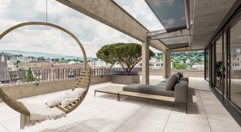 Grosszügige, moderne und sehr helle Attikawohnung mit grosser Terrasse (2)