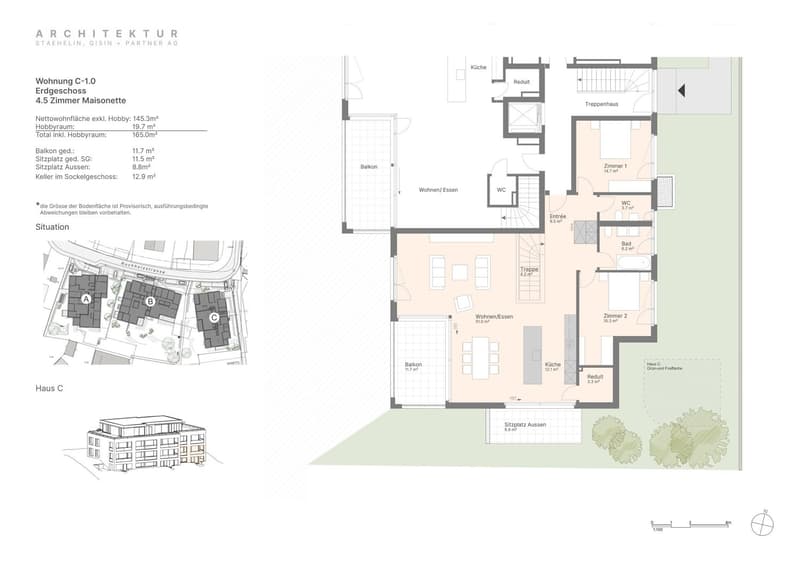Neubau EG-Maisonette-Wohnung an schöner Lage (C-1.0) (6)