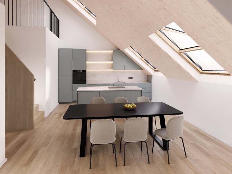 Grosszügige 4.5 Zimmer mit offener Galerie und Terrasse im Neubau (3)