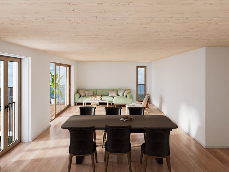 4.5 Zimmer im Dachgeschoss mit Galerie und Südterrasse im Neubau (5)