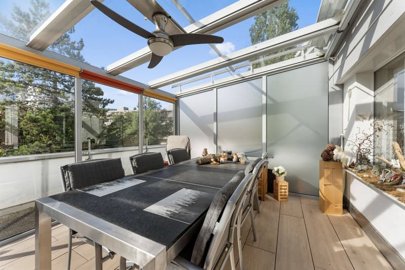 Attika mit 93 m² Terrasse an der Zihl | Attique avec terrasse de 93 m² (8)