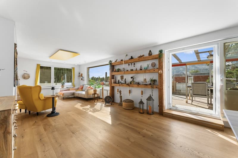 Attika mit 93 m² Terrasse an der Zihl | Attique avec terrasse de 93 m² (3)