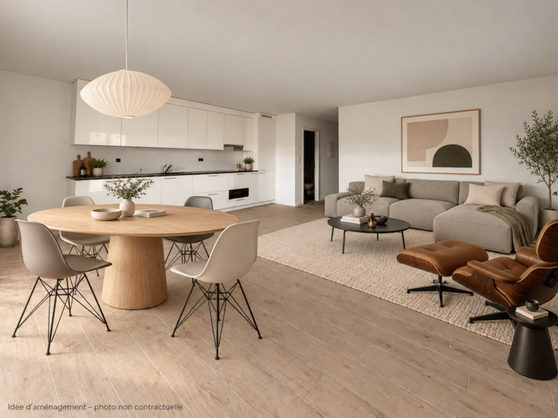 Bel appartement neuf de 4 pièces avec terrasse et jardin (12)