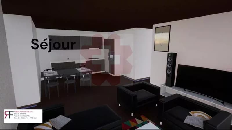 3.5 pièces moderne et lumineux (5)