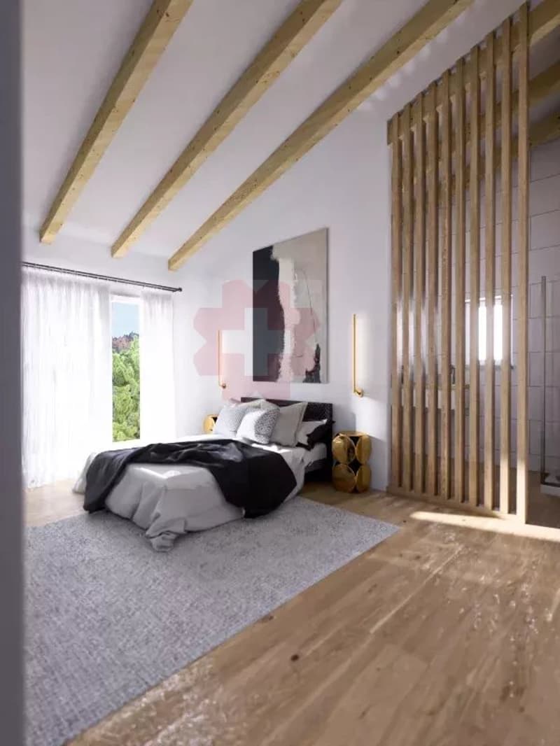 Magnifique attique de 4,5 pièces avec vaste terrasse et vue dégagée à Luc (Ayent) (6)