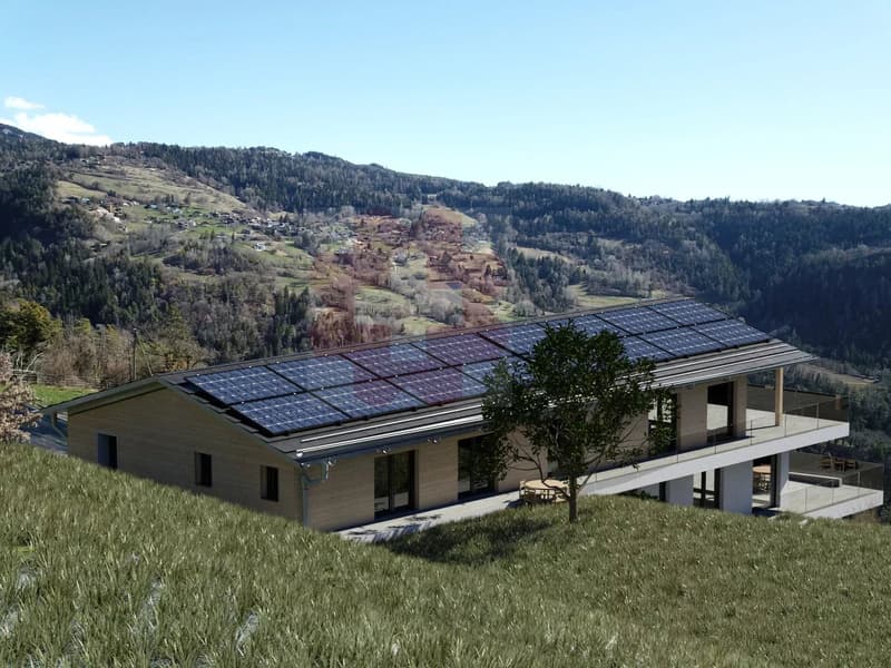 Magnifique attique de 4,5 pièces avec vaste terrasse et vue dégagée à Luc (Ayent) (3)