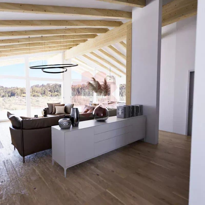 Magnifique attique de 4,5 pièces avec vaste terrasse et vue dégagée à Luc (Ayent) (8)