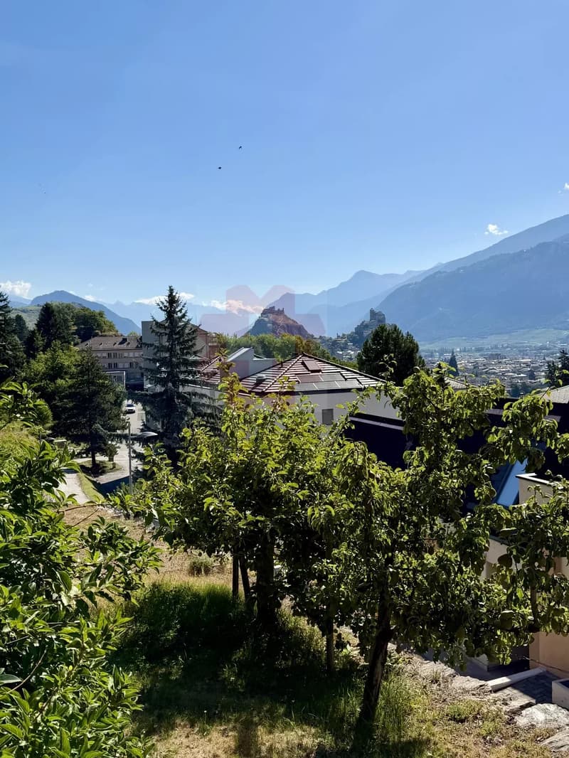 Maison familiale avec vue panoramique et exceptionnel potentiel de rénovation ? Gravelone, Sion (4)