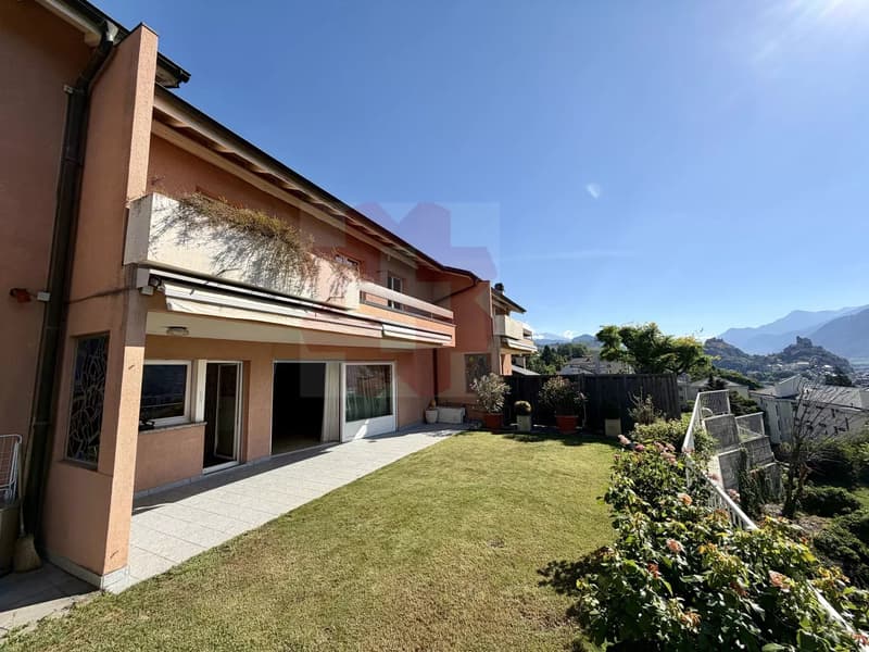 Maison familiale avec vue panoramique et exceptionnel potentiel de rénovation ? Gravelone, Sion (11)