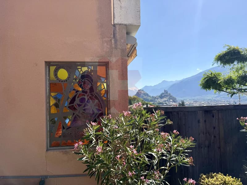 Maison familiale avec vue panoramique et exceptionnel potentiel de rénovation ? Gravelone, Sion (8)