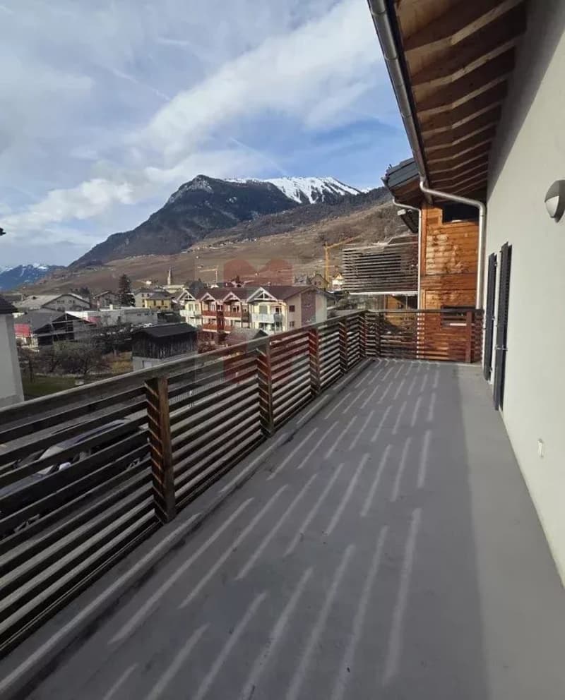Attique duplex 4.5 pièces centre Leytron (10)