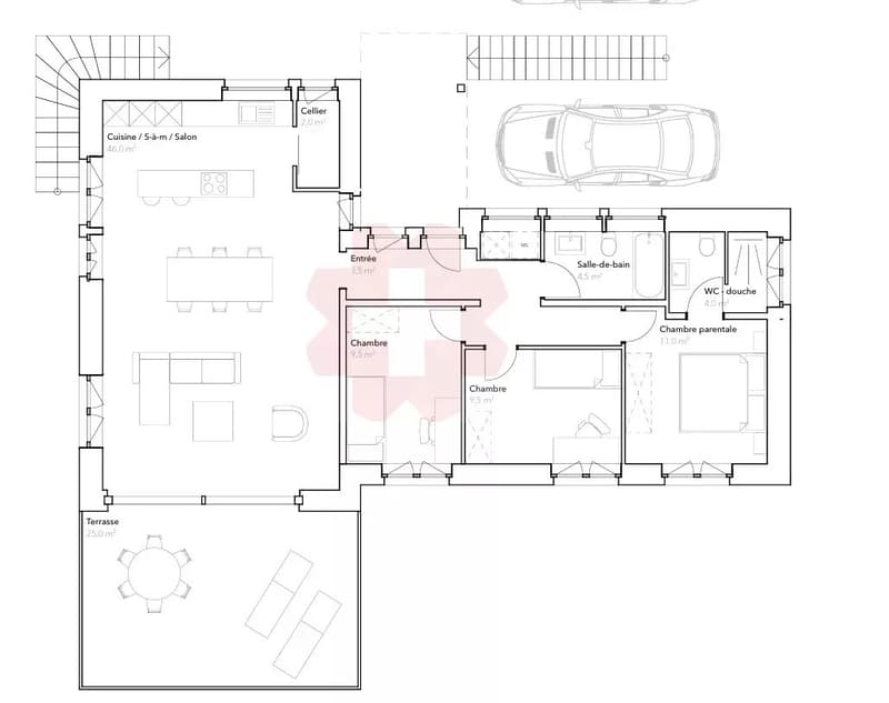 Spacieux appartement de 4,5 pièces avec vue exceptionnelle à Savièse (7)