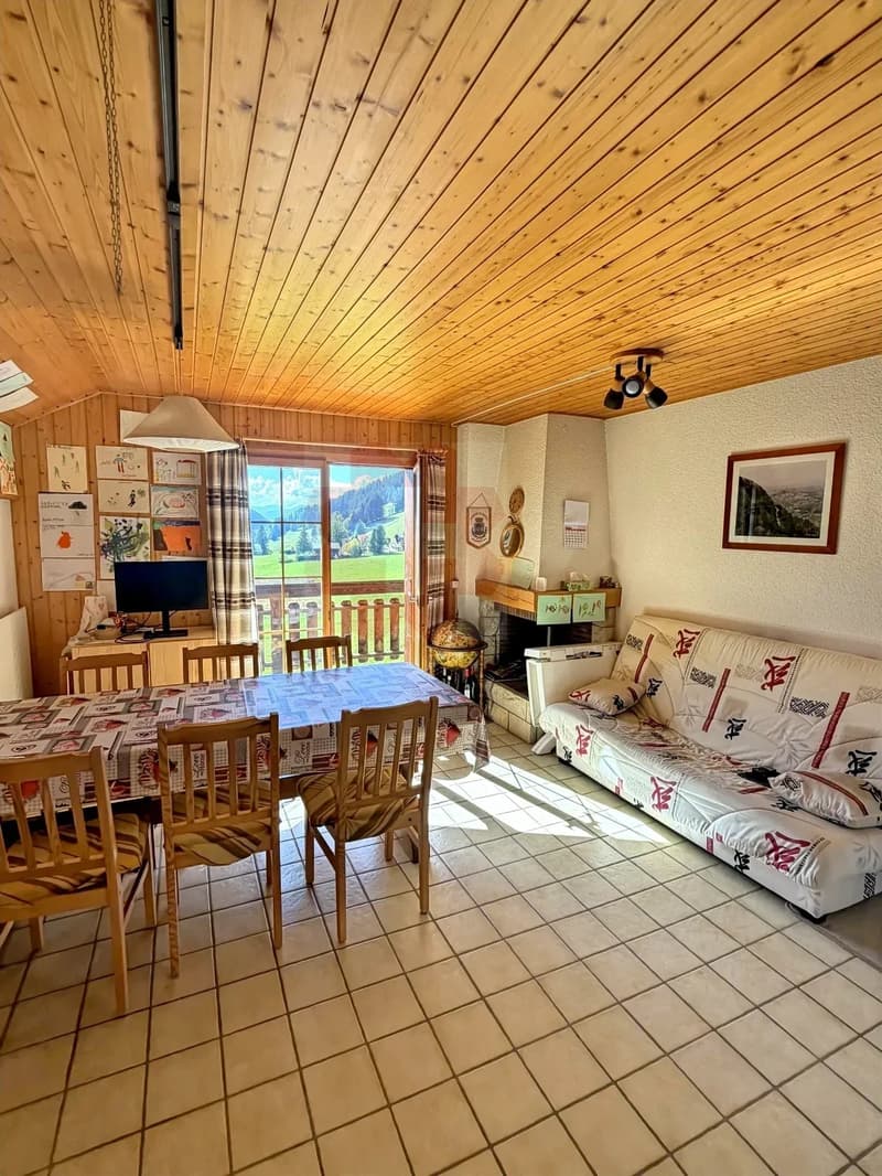 Charmant appartement 2.5 pièces en attique avec vue exceptionnelle Les Mosses (6)