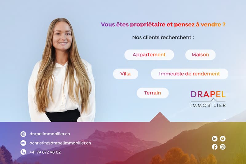 Terrain off market - vue sur les Dents du Midi et fort potentiel (2)